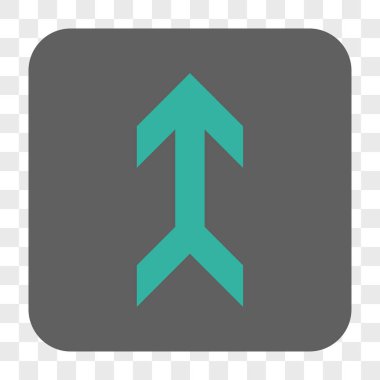 Yuvarlatılmış Kare düğmesini yukarı ok