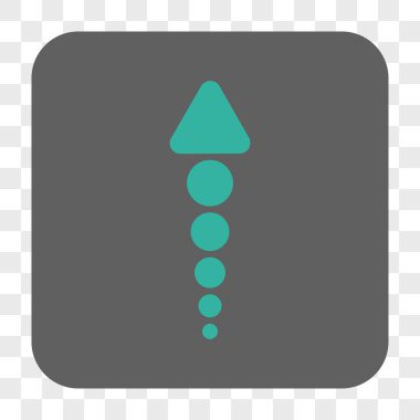 Yuvarlatılmış Kare düğmesini yukarı ok