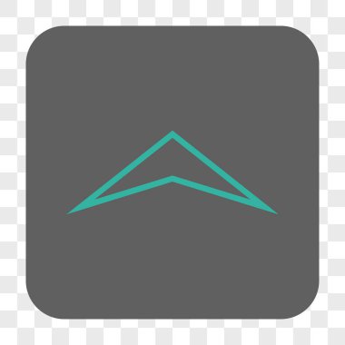 Yuvarlatılmış Kare düğmesini yukarı ok ucu