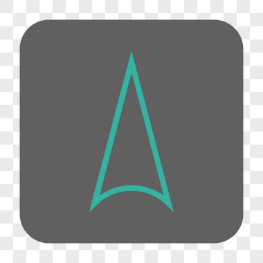 Yuvarlatılmış Kare düğmesini yukarı ok ucu