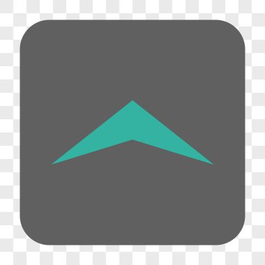 Yuvarlatılmış Kare düğmesini yukarı ok ucu