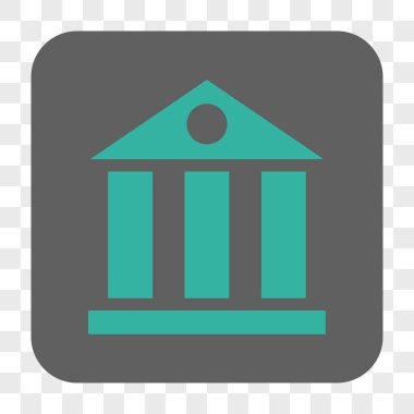 Banka Binası yuvarlak kare düğme