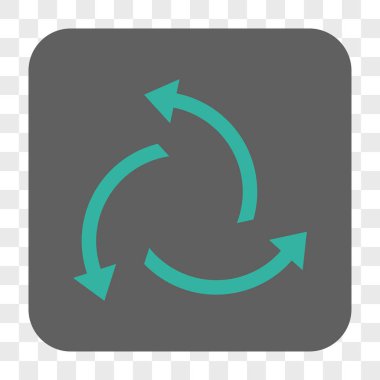 Santrifüj okları yuvarlak kare düğme