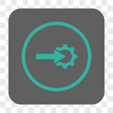 COG Tümleştirme yuvarlak kare düğme