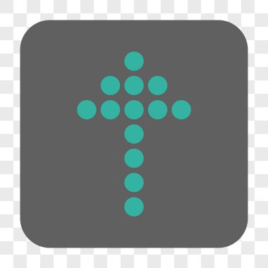 Yuvarlatılmış Kare düğmesini yukarı noktalı ok