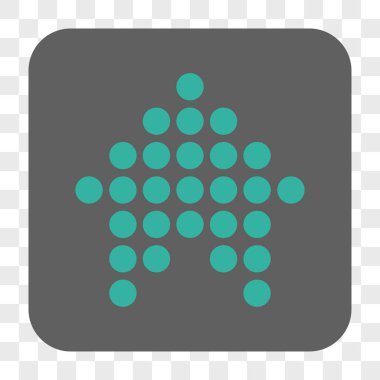 Yuvarlatılmış Kare düğmesini yukarı noktalı ok