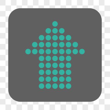 Yuvarlatılmış Kare düğmesini yukarı noktalı ok