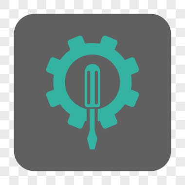 Mühendislik yuvarlak kare düğme