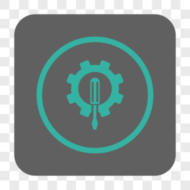 Mühendislik yuvarlak kare düğme