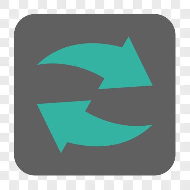 Exchange okları yuvarlak kare düğme