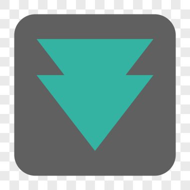 Yuvarlatılmış Kare aşağı taşı düğmesini