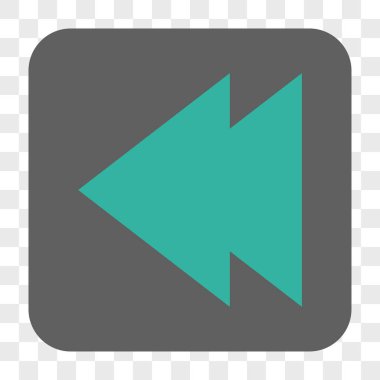 Hareket sol yuvarlak kare düğme