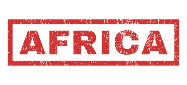 África sello de goma — Vector de stock