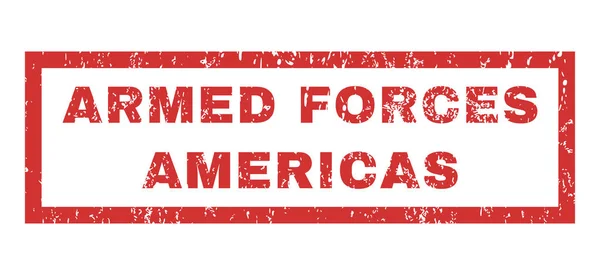 Armed Forces Americas Rubberstempel — Stockvector