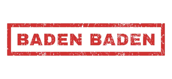 Baden Baden 橡皮戳 — 图库矢量图片