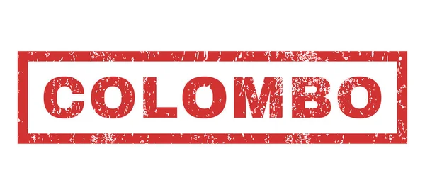 Коломбо Резиновая марка — стоковый вектор