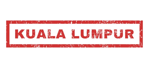 Kuala Lumpur gummistämpel — Stock vektor