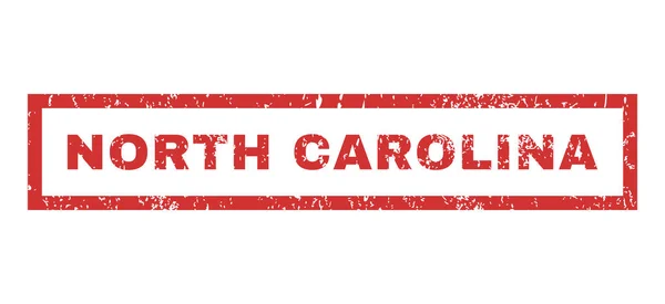 North Carolina Rubber Stamp — Stock Vector