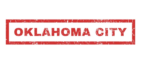 Oklahoma City Sello de goma — Vector de stock