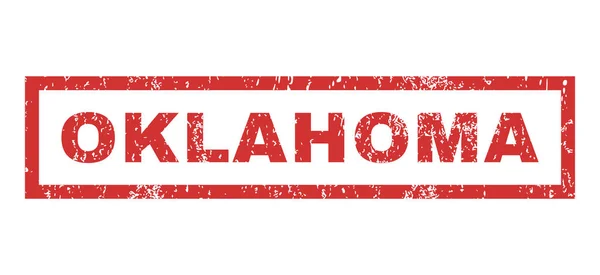 Oklahoma Rubber Stamp — Stock Vector