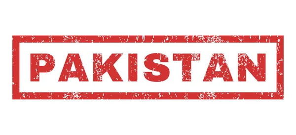 Pakistán sello de goma — Vector de stock