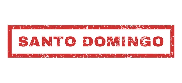 Santo Domingo sello de goma — Vector de stock