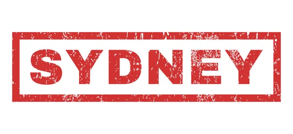 Timbre en caoutchouc Sydney — Image vectorielle