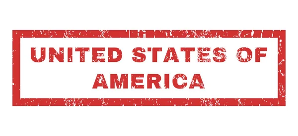 Stati Uniti d'America Timbro di gomma — Vettoriale Stock