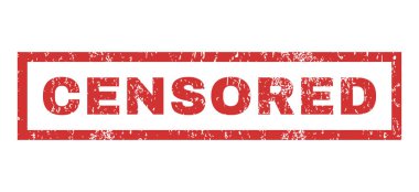 sansürlü lastik damgası