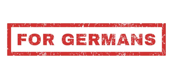 For Germans Rubber Stamp — Stock Vector