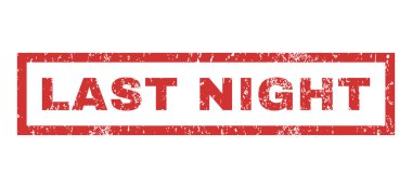 Dün gece lastik damgası