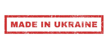 Made In Ukraine Rubber Stamp clipart
