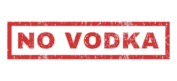 Žádné gumové razítko Vodka — Stockový vektor