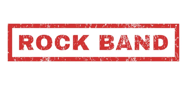 Rock Band Rubberstempel — Stockvector
