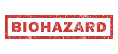 Biohazard lastik damgası