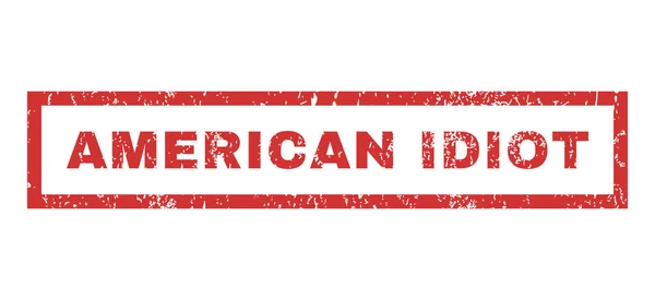 American Idiot Sello de goma — Vector de stock