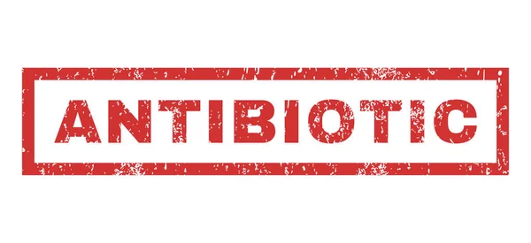 Antibiotic Rubber Stamp — Stock Vector