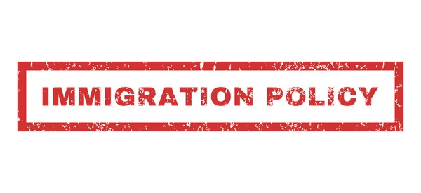 IMMIGRATION POLICY гумовий штамп — стоковий вектор