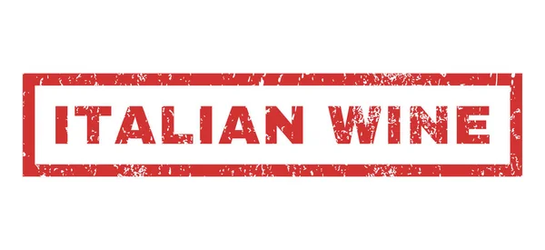 Italian Wine Rubber Stamp — Stock Vector