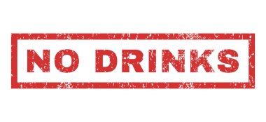 İçecekler lastik damga yok