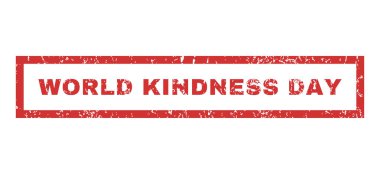 Dünya nezaket gün lastik damgası