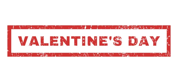 ValentineS Timbre en caoutchouc de jour — Image vectorielle