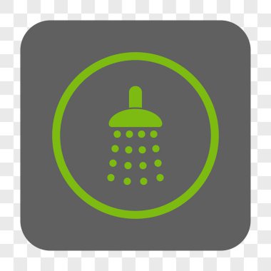 Duş yuvarlak kare düğme