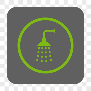 Duş yuvarlak kare düğme