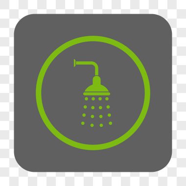 Duş yuvarlak kare düğme