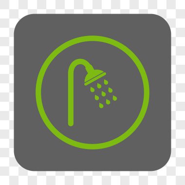 Duş yuvarlak kare düğme