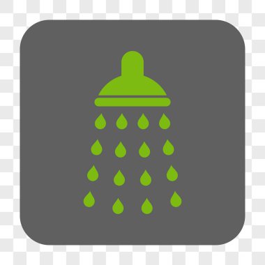 Duş yuvarlak kare düğme