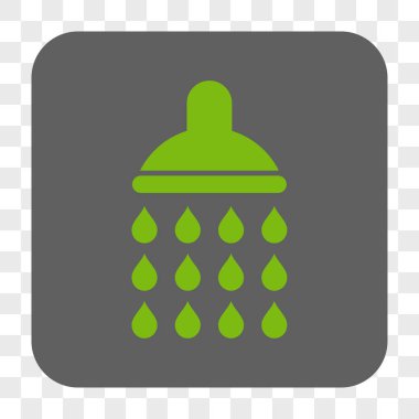 Duş yuvarlak kare düğme