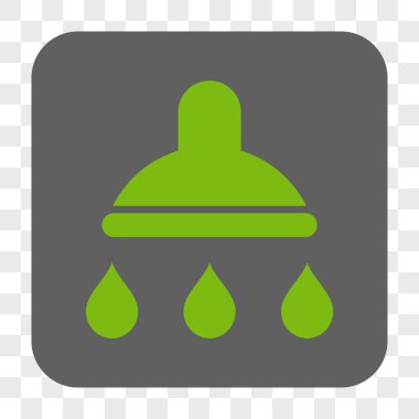 Duş yuvarlak kare düğme