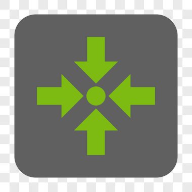 Çekmek yuvarlak okları kare düğme